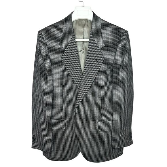 Allyn St George Men's 44R Houndstooth Sport Coat - Picture 1 of 6